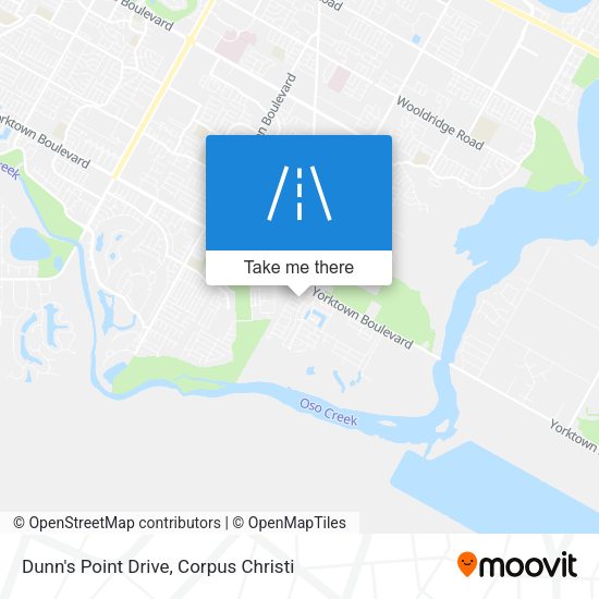 Dunn's Point Drive map