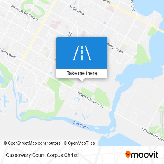 Cassowary Court map