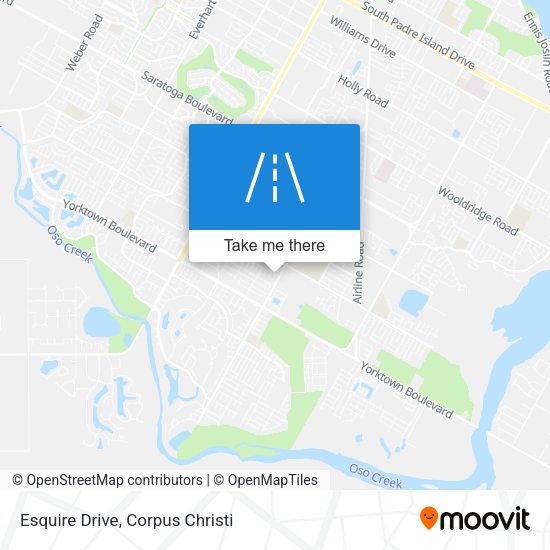 Esquire Drive map
