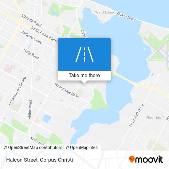 Halcon Street map