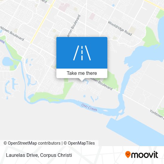 Laurelas Drive map