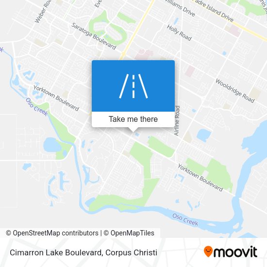 Cimarron Lake Boulevard map