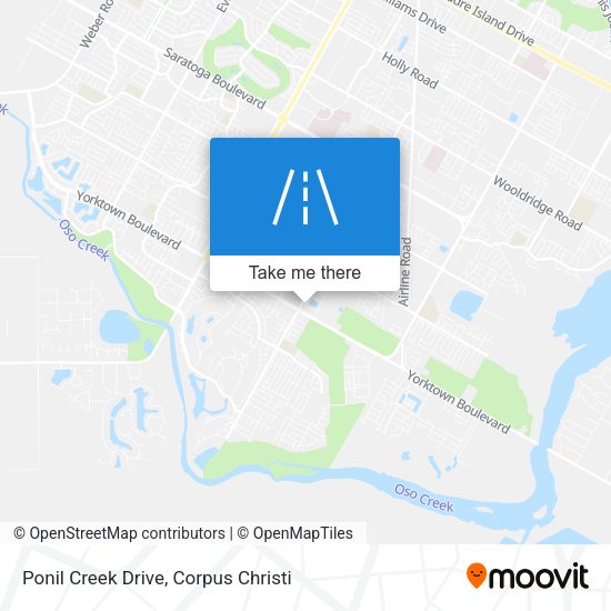 Ponil Creek Drive map