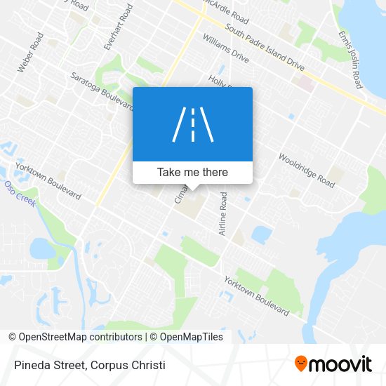 Pineda Street map