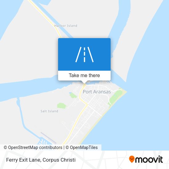 Ferry Exit Lane map