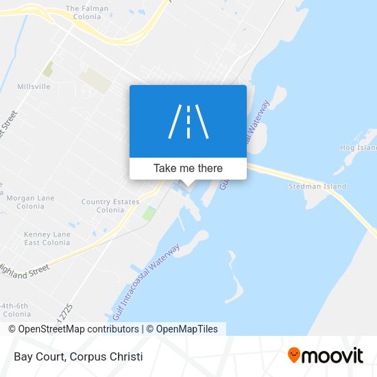 Mapa de Bay Court