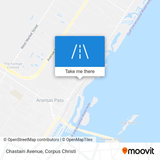 Chastain Avenue map
