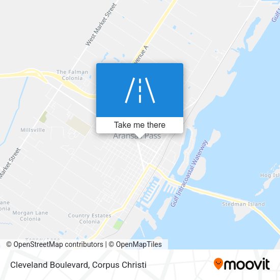 Mapa de Cleveland Boulevard