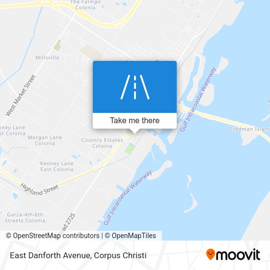 East Danforth Avenue map