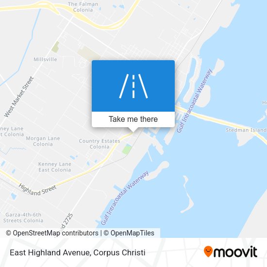 Mapa de East Highland Avenue