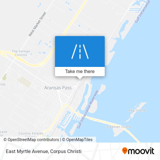 East Myrtle Avenue map