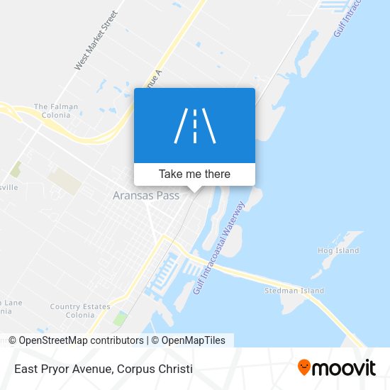 East Pryor Avenue map