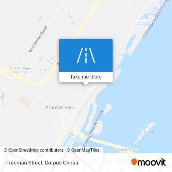 Freeman Street map