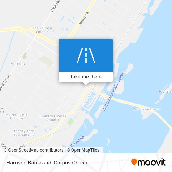 Mapa de Harrison Boulevard