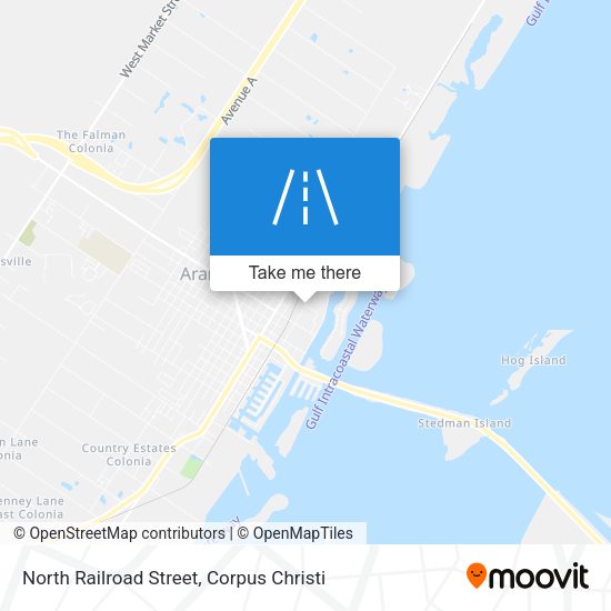 Mapa de North Railroad Street