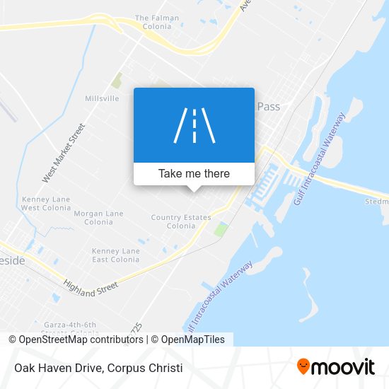 Oak Haven Drive map