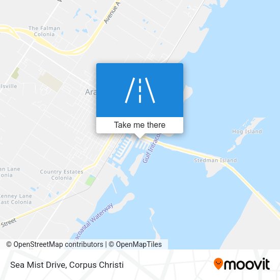 Sea Mist Drive map