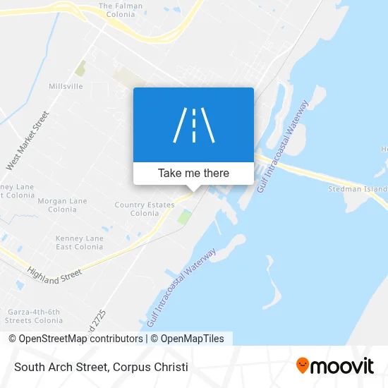 South Arch Street map