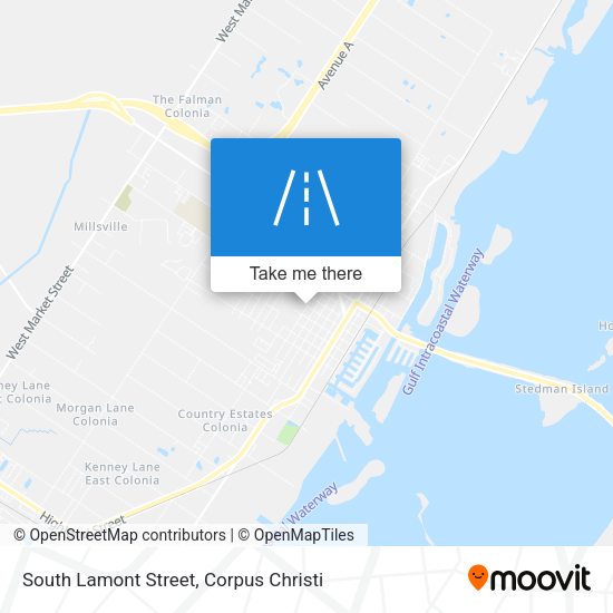 South Lamont Street map