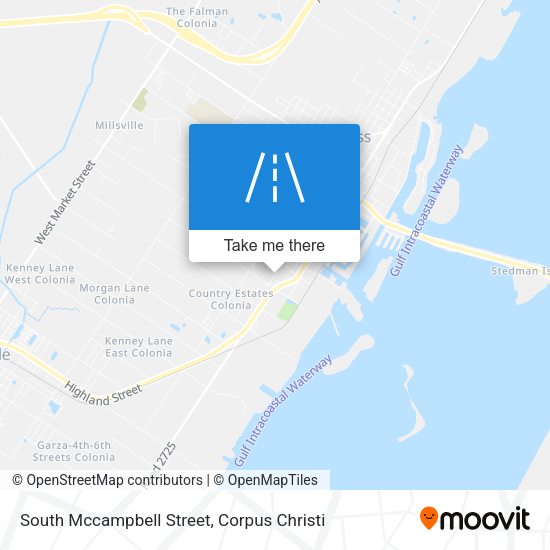 South Mccampbell Street map