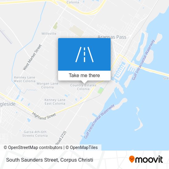 South Saunders Street map