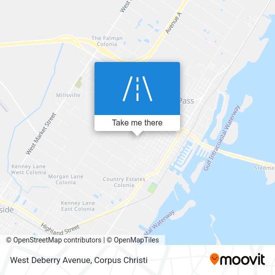 Mapa de West Deberry Avenue