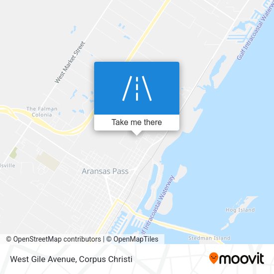 West Gile Avenue map