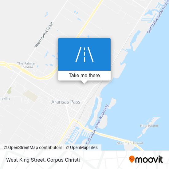 West King Street map