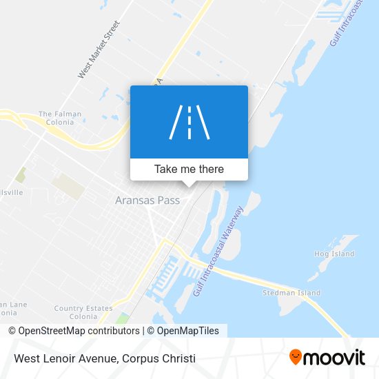 Mapa de West Lenoir Avenue
