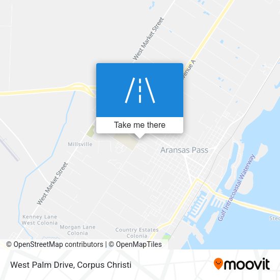 Mapa de West Palm Drive