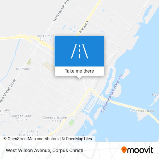 West Wilson Avenue map