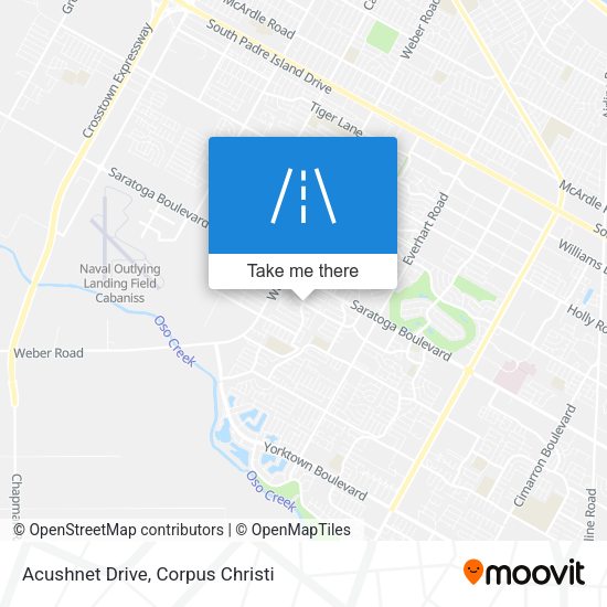 Acushnet Drive map