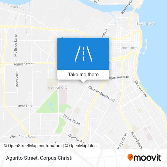Agarito Street map