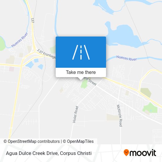 Agua Dulce Creek Drive map