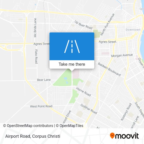 Mapa de Airport Road