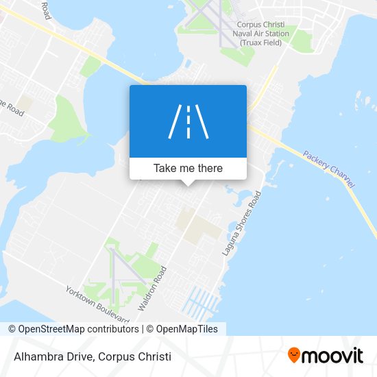 Alhambra Drive map