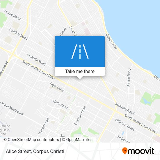 Alice Street map
