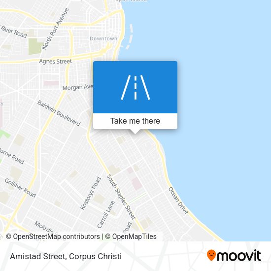 Amistad Street map