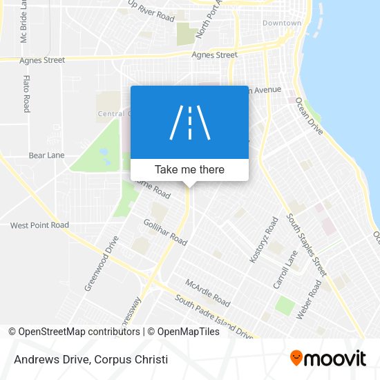 Andrews Drive map