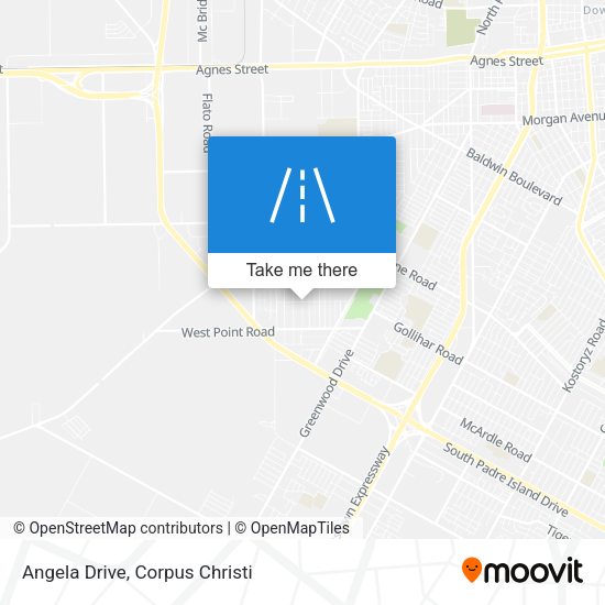 Angela Drive map