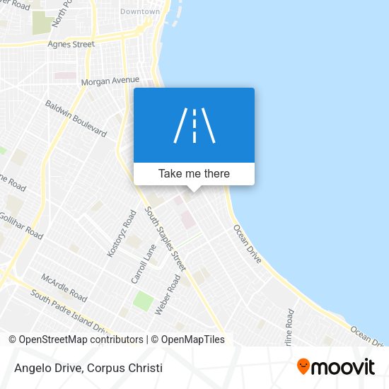 Angelo Drive map