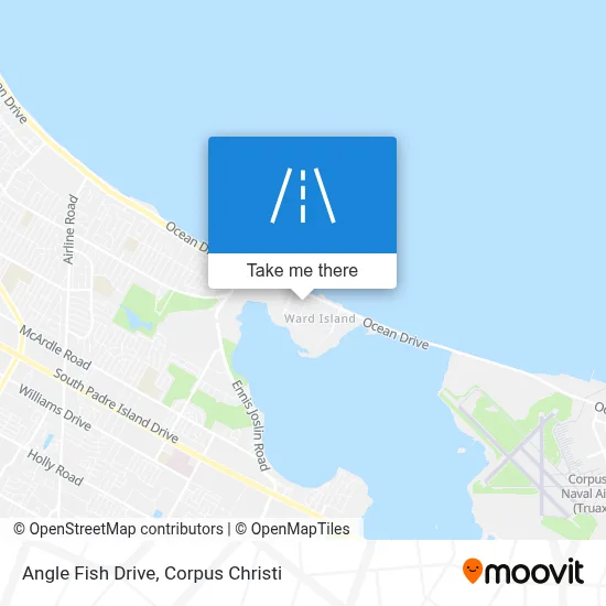 Angle Fish Drive map