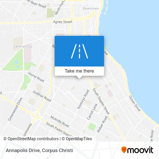 Annapolis Drive map