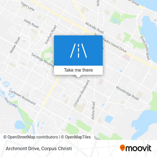 Archmont Drive map