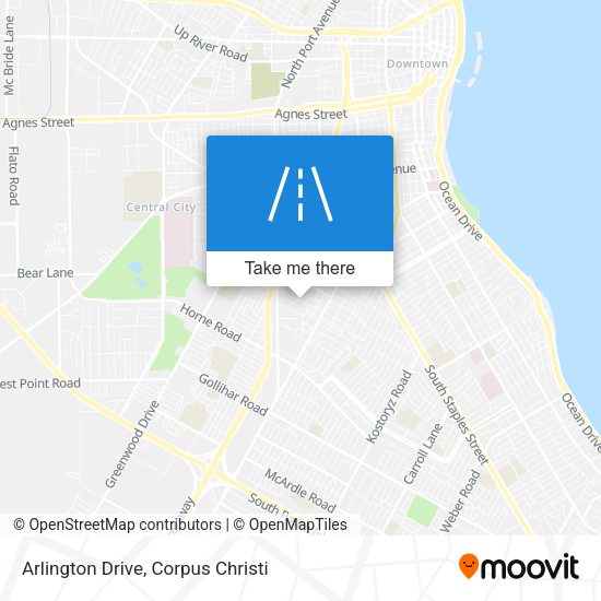 Arlington Drive map