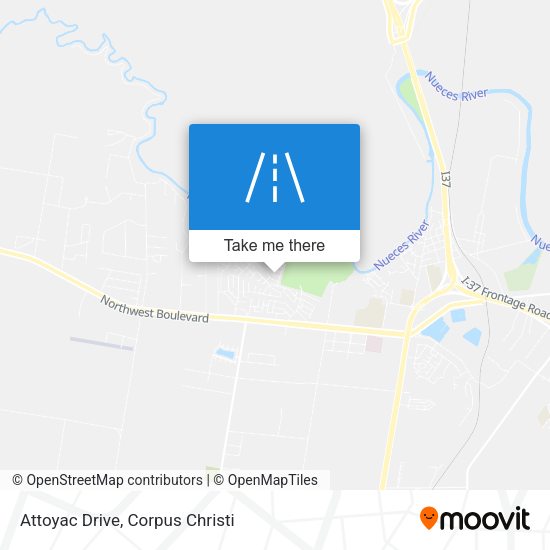 Attoyac Drive map