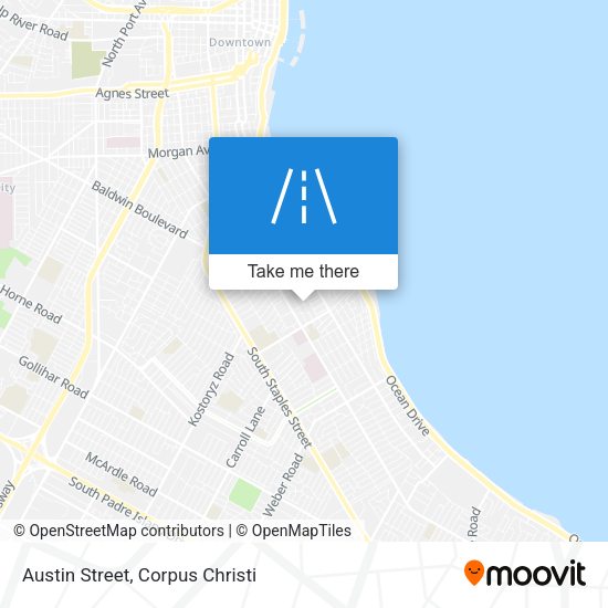 Austin Street map