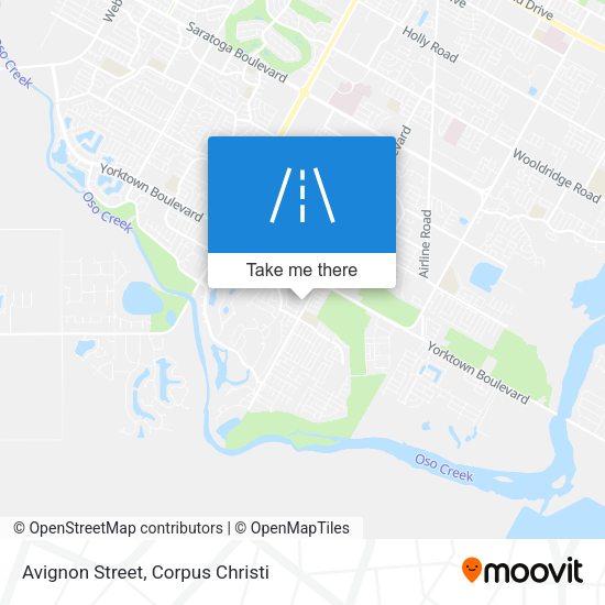 Mapa de Avignon Street