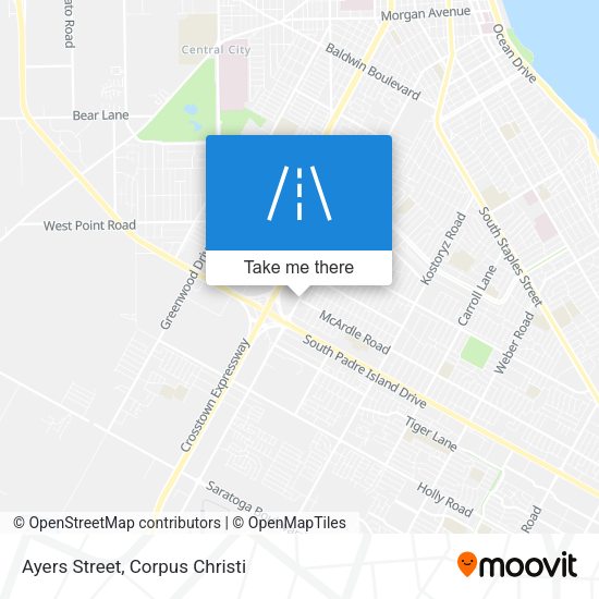 Mapa de Ayers Street