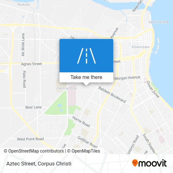Mapa de Aztec Street